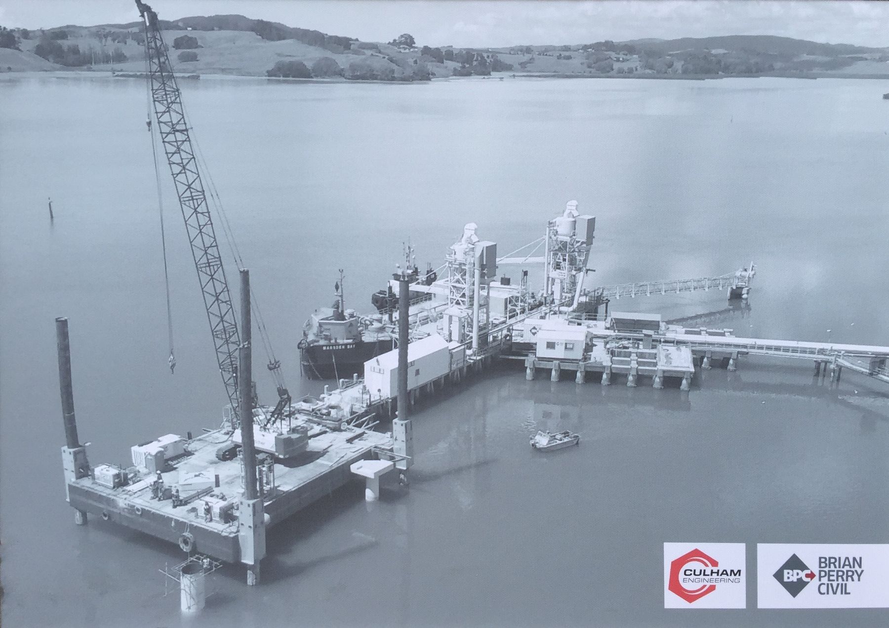 Golden Bay Cement Wharf Upgrade Culham Engineering