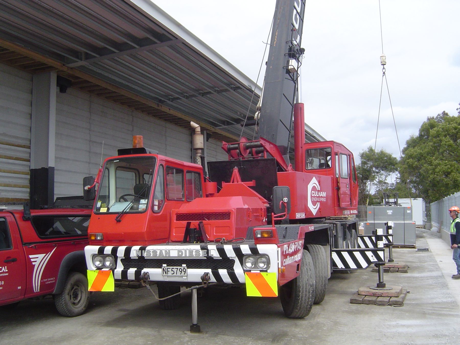 Kato 40t Hydraulic Truck Crane Hire Whangarei Culham Engineering