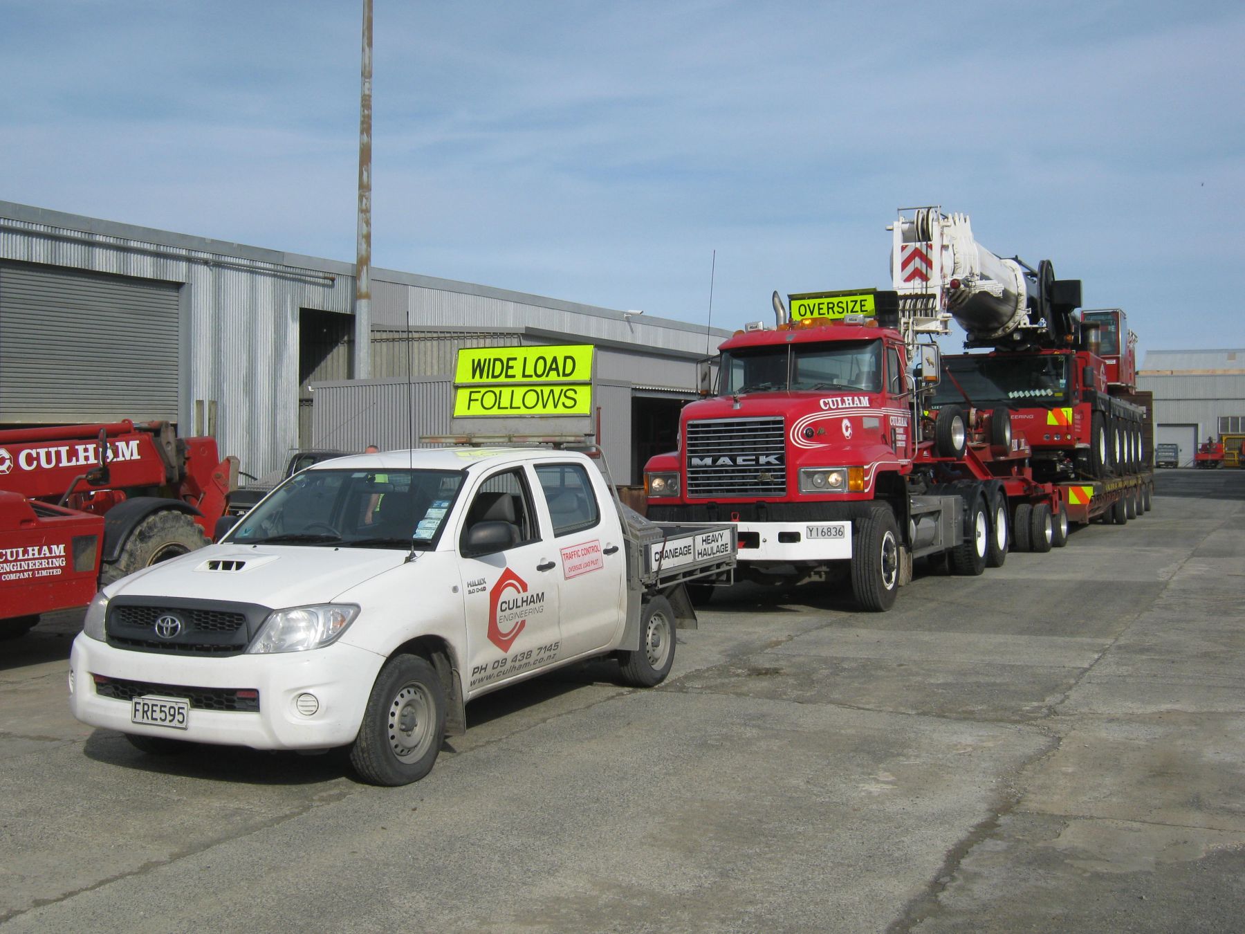 Heavy Haulage Truck Hire Whangarei Culham Engineering